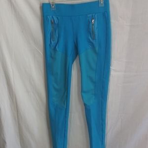 I&M lux jeans blue moto style leggings size large